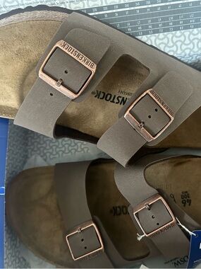 Birkenstock Men's Arizona Sandals in Mocha